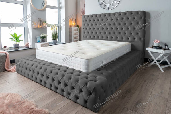 The Ambassdor Upholstered Bed Plush