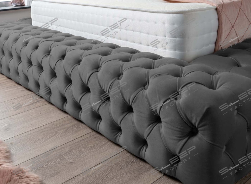 The Ambassdor Upholstered Bed Plush