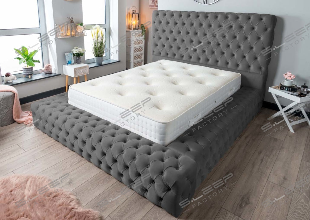 The Ambassdor Upholstered Bed Plush