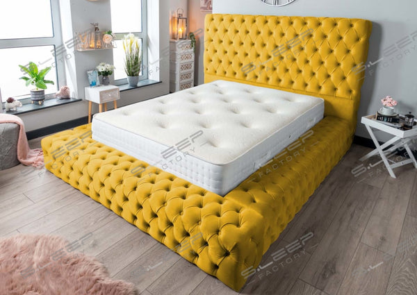 The Ambassdor Upholstered Bed Plush