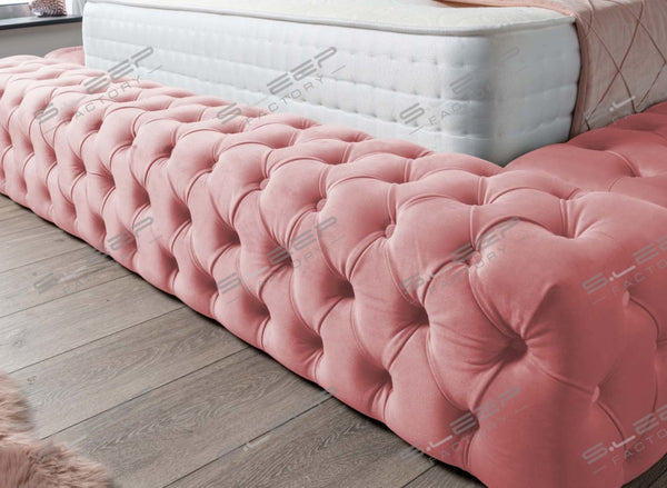 The Ambassdor Upholstered Bed Plush