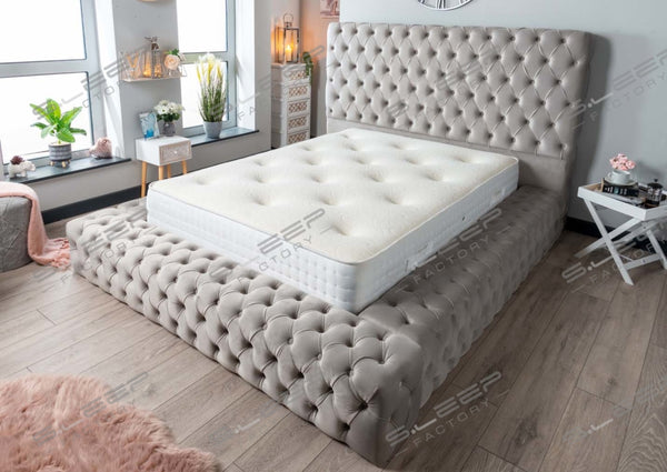 The Ambassdor Upholstered Bed Plush