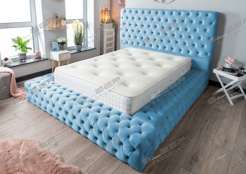 The Ambassdor Upholstered Bed Plush