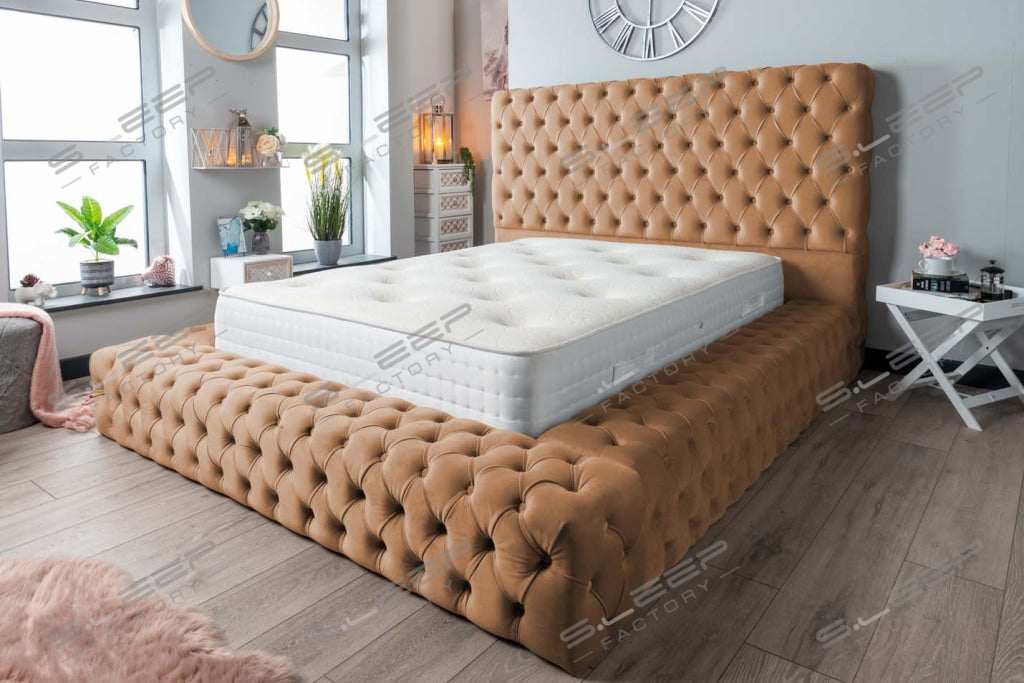 The Ambassdor Upholstered Bed Plush