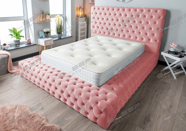 The Ambassdor Upholstered Bed Plush