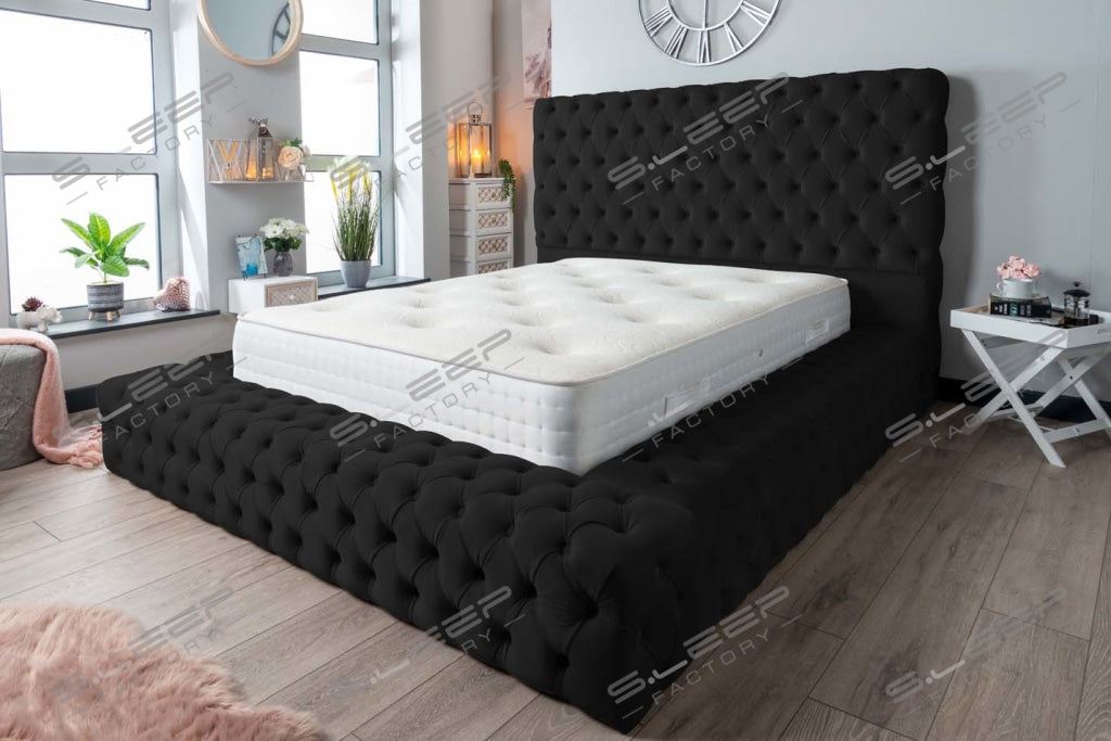 The Ambassdor Upholstered Bed Plush