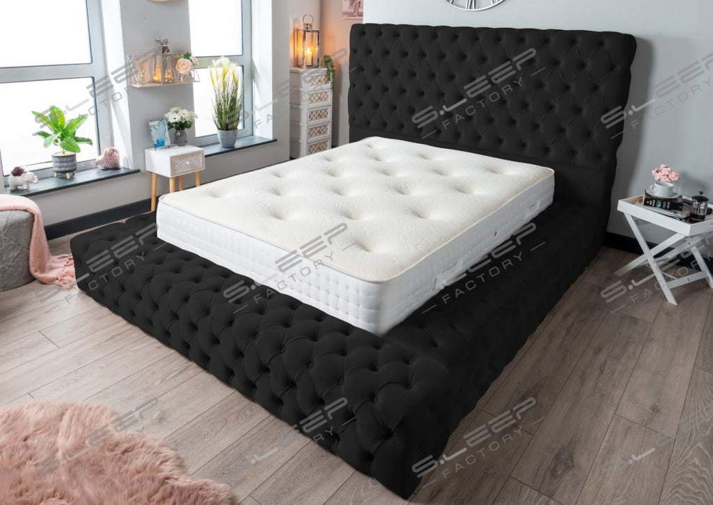 The Ambassdor Upholstered Bed Plush