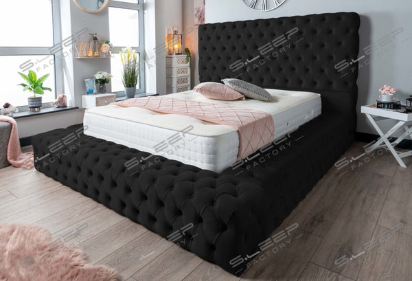 The Ambassdor Upholstered Bed Plush