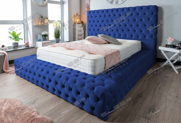 The Ambassdor Upholstered Bed Plush