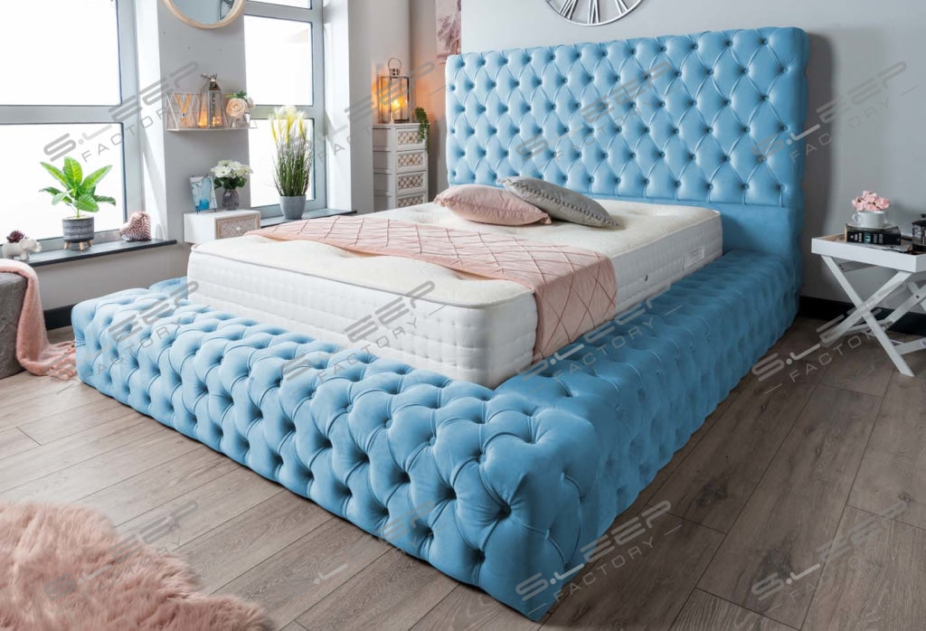 The Ambassdor Upholstered Bed Plush