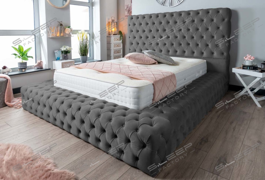 The Ambassdor Upholstered Bed Plush