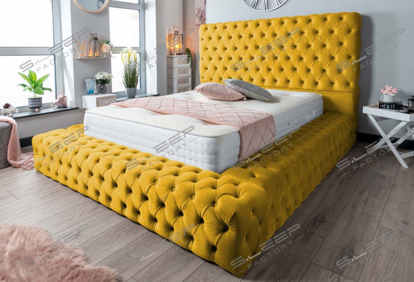 The Ambassdor Upholstered Bed Plush