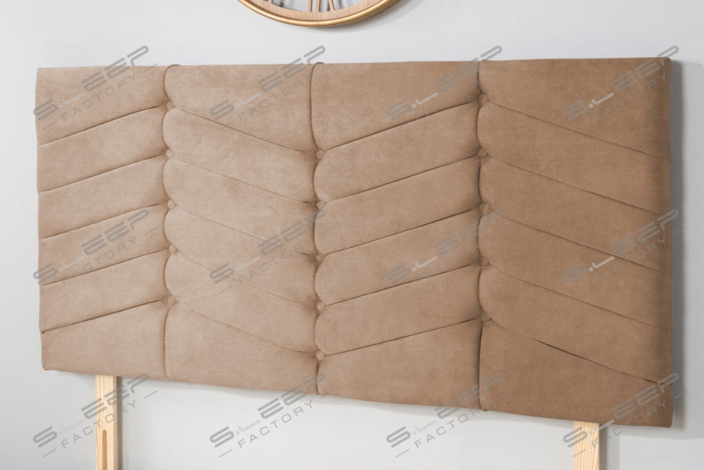 The Evinos Bed Set Suede