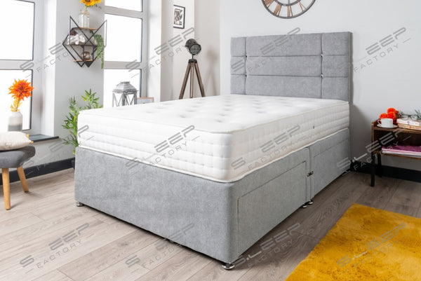 The Loire Diamante Divan Bed Set Naples