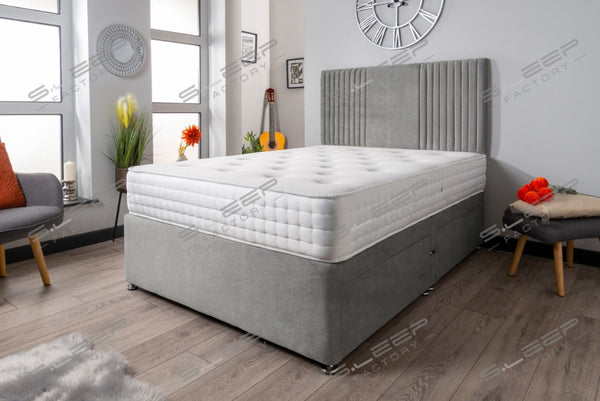 The Neda Panel Divan Bed Set Naples