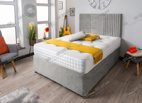 The Neda Panel Divan Bed Set Naples