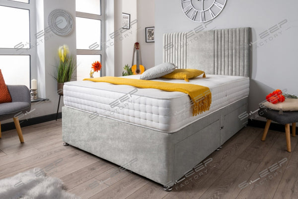 The Neda Panel Divan Bed Set Naples