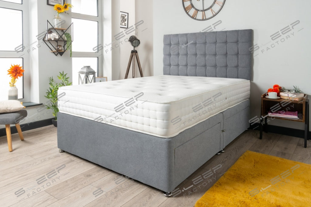 The Orinoco Divan Bed Set Suede