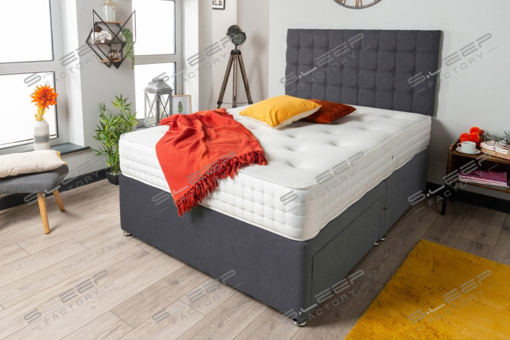 The Orinoco Divan Bed Set Suede