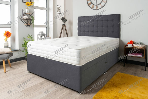 The Orinoco Divan Bed Set Suede