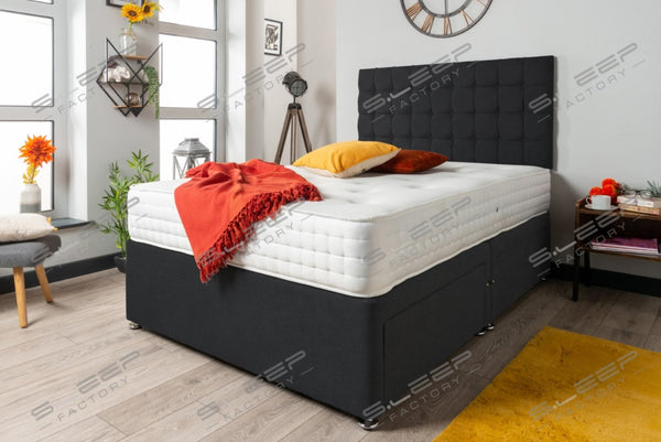 The Orinoco Divan Bed Set Suede