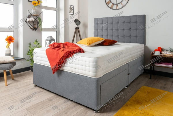 The Orinoco Divan Bed Set Suede