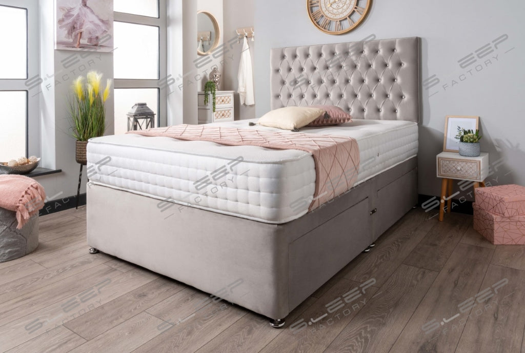 The Parana Diamante Divan Bed Set Plush