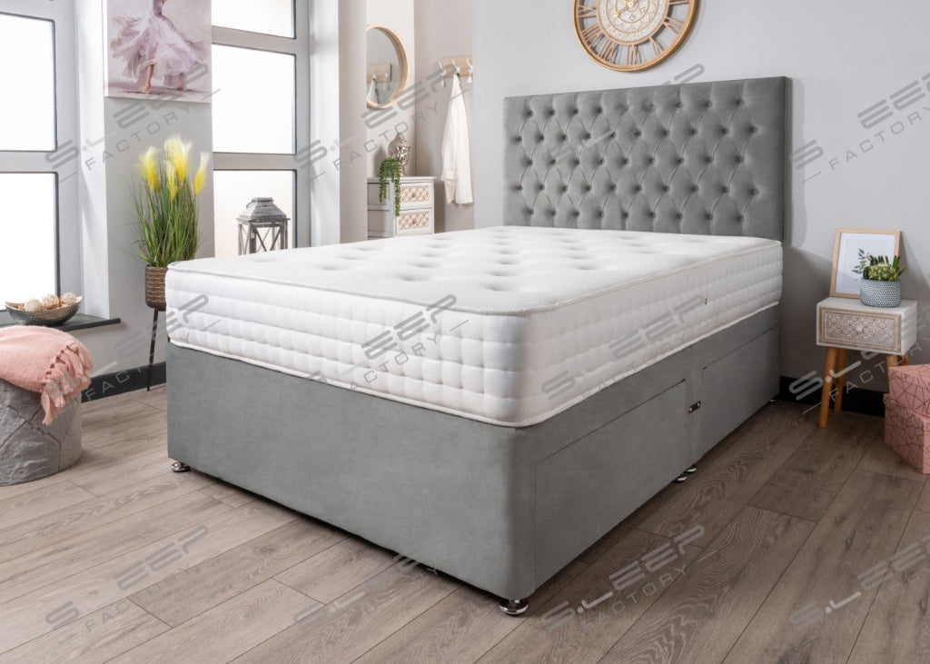 The Parana Divan Bed Set Suede