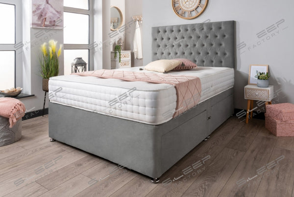 The Parana Divan Bed Set Suede