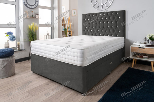 The Rhone Diamante Divan Bed Set Naples