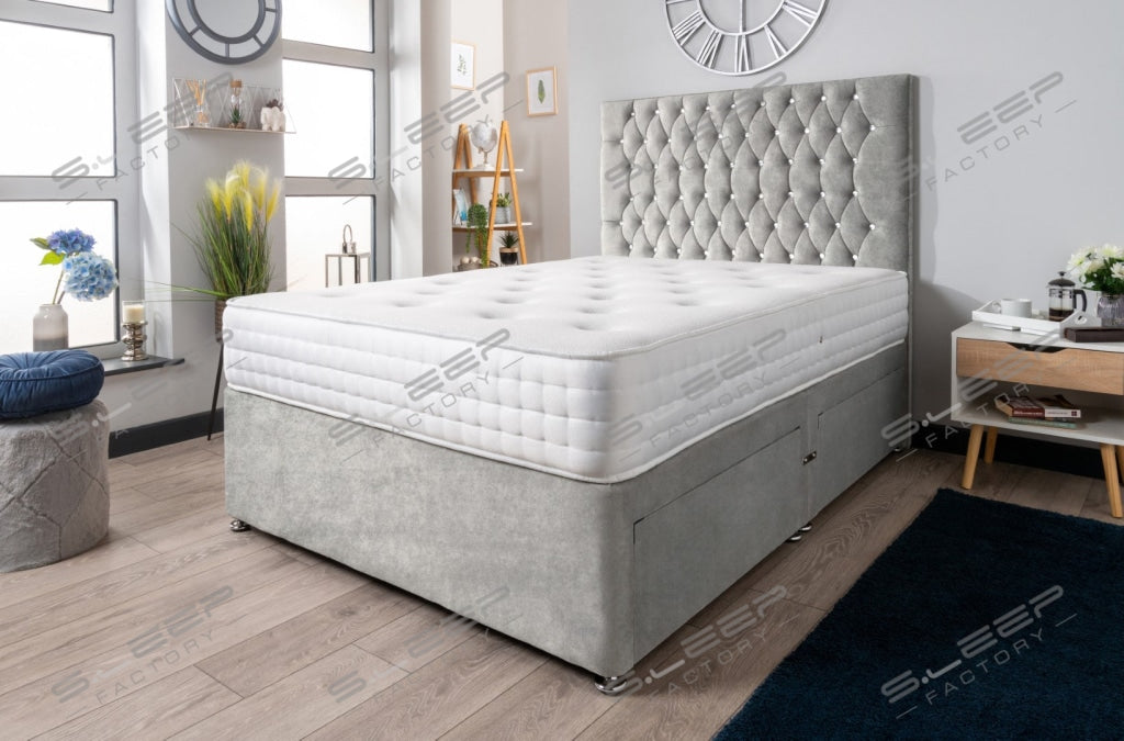 The Rhone Diamante Divan Bed Set Naples