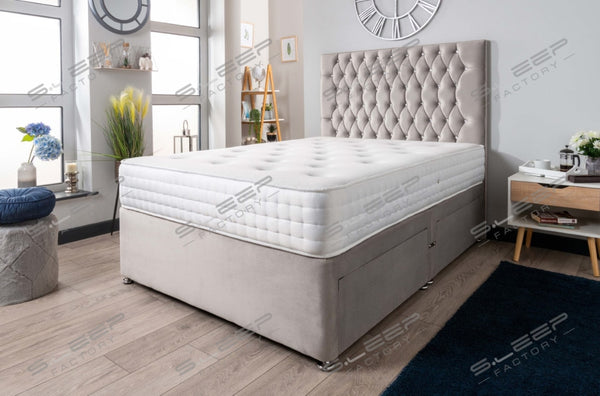 The Rhone Diamante Divan Bed Set Plush