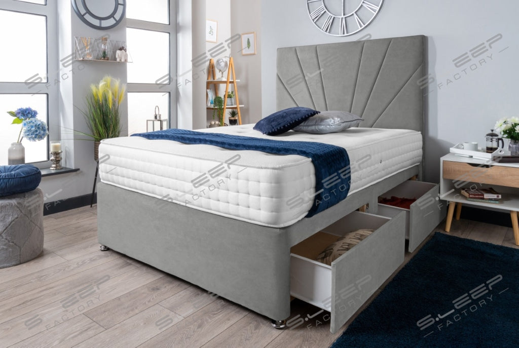 The Yenisei Divan Bed Set Suede