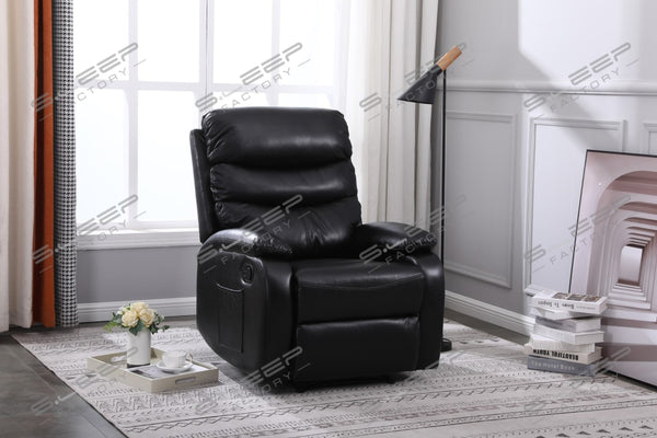 Zaragoza Leather Upholstered Manual Recliner