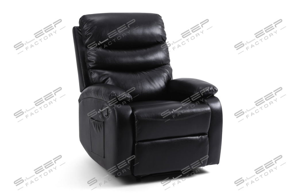 Zaragoza Leather Upholstered Manual Recliner