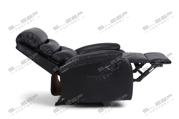 Zaragoza Leather Upholstered Manual Recliner